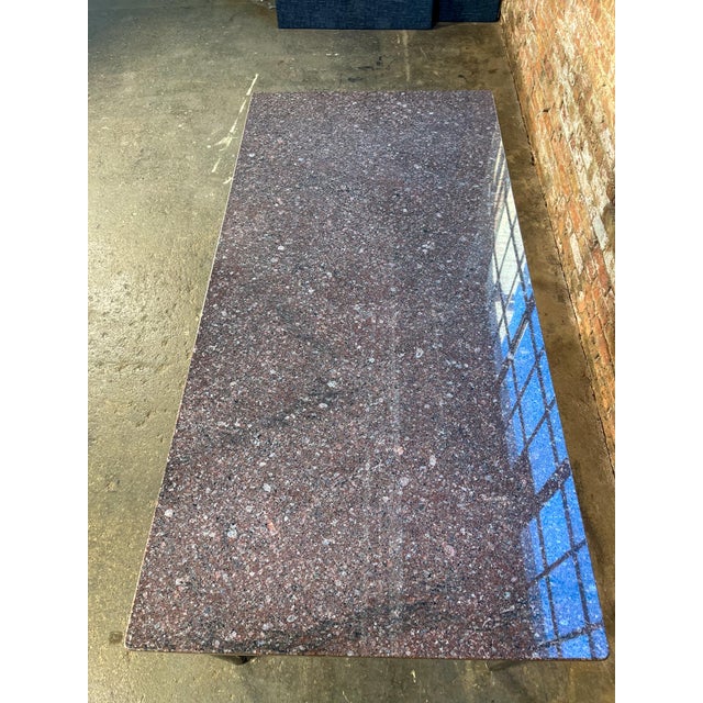 Late 20th Century Late 20th Century Architectural Modern Granite Table From Skidmore, Owings & Merrill (Som) Office For Sale - Image 5 of 7