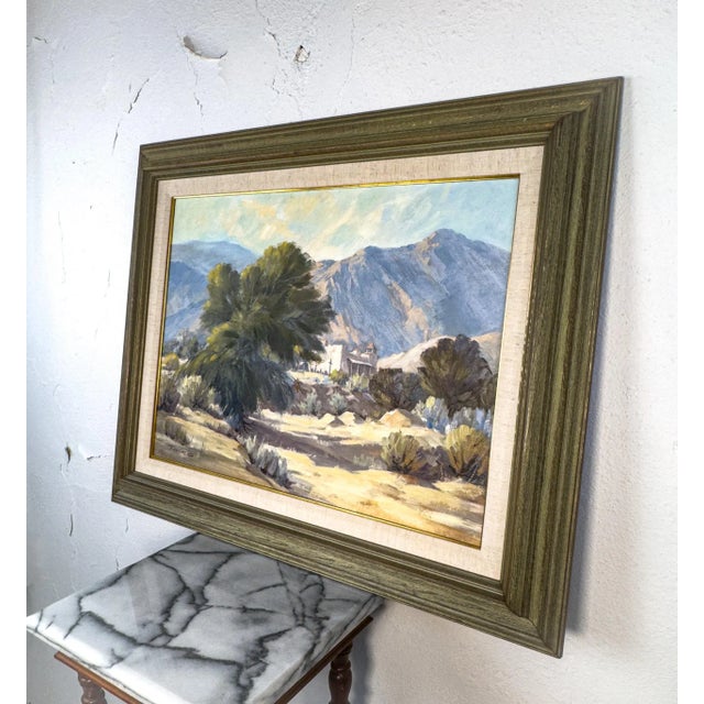 1970s Daniel J Toigo Painting, "Desert Mission" For Sale - Image 5 of 12