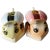1950s adorable 2 Bumble Bee Honey Pots each with original serving spoon condiment server salt cellars jam spread spices...