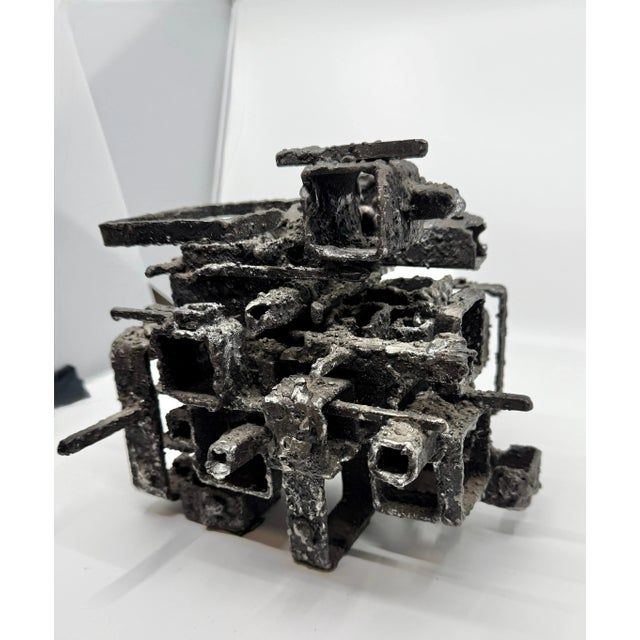 James Bearden Brutalist Blackened Steel “Dwelling” Box 2015 For Sale - Image 10 of 12