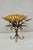 Vintage Italian Hollywood Regency Gold Gilt Tole Metal Iron Compote Centerpiece For Sale - Image 12 of 12