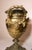 1930s Pair of Antique Ornate Gilt Bronze Porcelain Painting Urn Vase Garniture Ewer For Sale - Image 9 of 12
