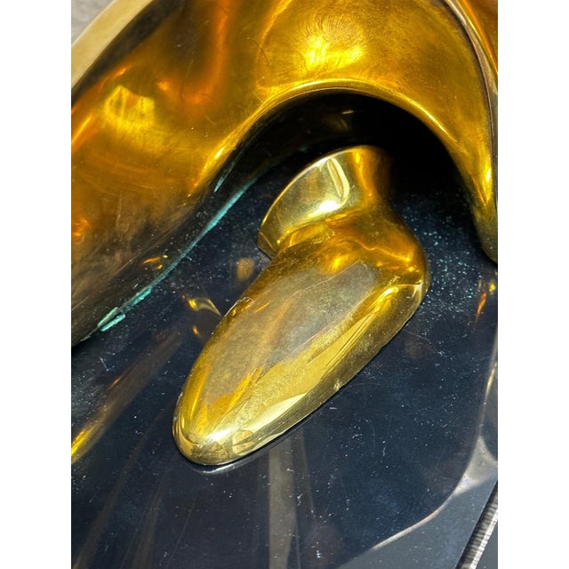 Pair of Gilt Bronze Swans by Jack Zajac — Signed & Numbered 18/95, Limited Edition Mid-Century Modern Sculptures For Sale - Image 15 of 18