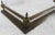 Metal Mid-Century French Brass Fireplace Fender For Sale - Image 7 of 10