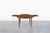 1960s Danish Modern Expanding “Flip-Flap” Dining Table by Dyrlund, 1960s For Sale - Image 5 of 11