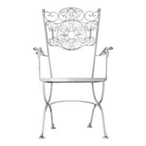 Vintage Woodard Andalusian Iron Patio Chair