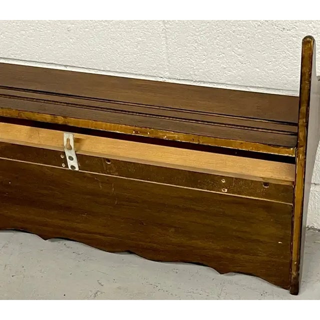 Early 20th Century Early 20th Century Antique Irish Mahogany & Brass Hanging Coat /Plate Rack or Kitchen Rack For Sale - Image 5 of 13