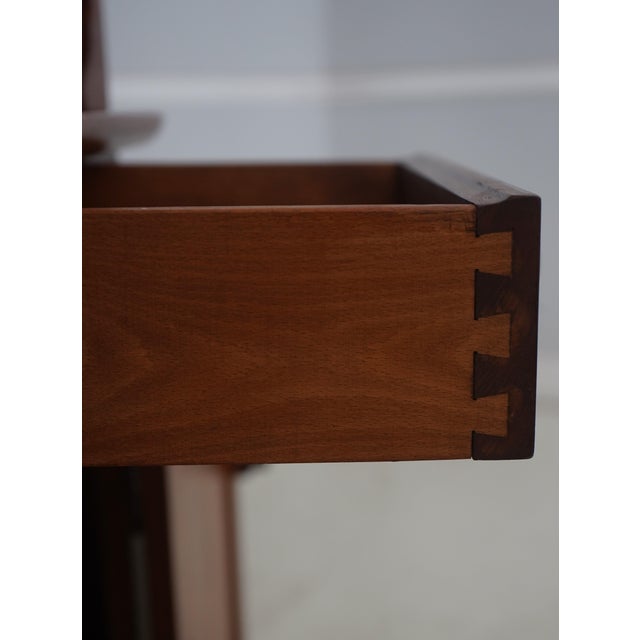 Wood 1970s Stickley 2 Piece Cherry Country French Corner Cabinet For Sale - Image 7 of 18