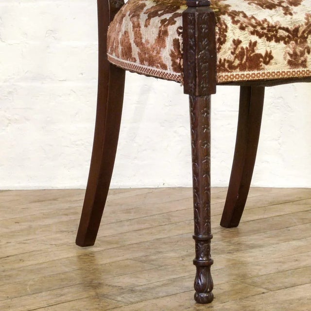Set of Edwardian Mahogany Armchairs For Sale - Image 6 of 16