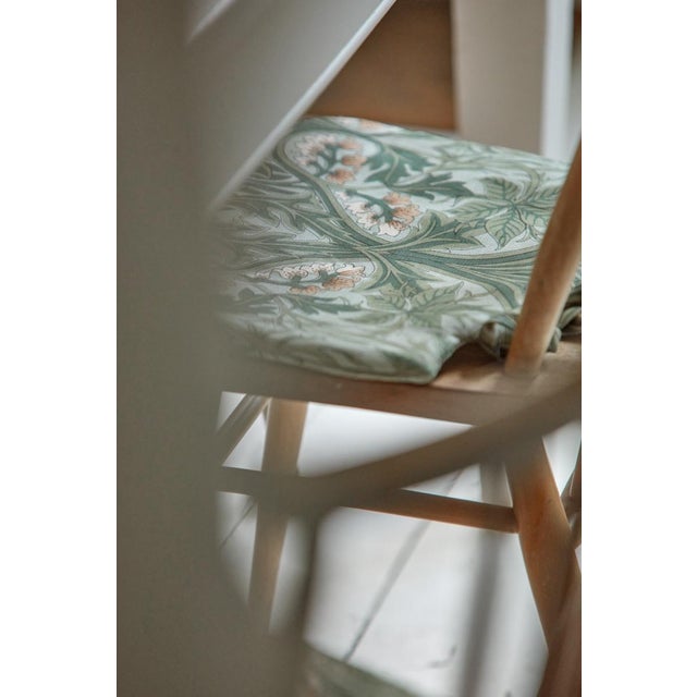 English Morris & Co Bluebell Fabric in Leafy Arbour - a Sample For Sale - Image 3 of 3