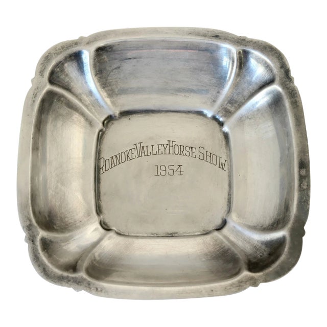 1954 Roanoke Valley Horse Show Trophy Bowl | Reed & Barton For Sale