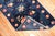 Folk Art Chinese Scatter Size Early 20th Century Rug - 2' x 3'7" For Sale - Image 3 of 7