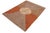 Contemporary Contemporary Gabbeh Orange/Brown Wool Rug - 6'2'' X 9'3'' For Sale - Image 3 of 10