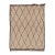 Vintage Moroccan Rug With Tribal Diamond Grid in Beige & Black - Rug & Kilim For Sale