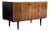 Rosewood Sideboard Credenza With Drawers and Storage Cabinet Denmark 1960s For Sale