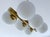 Vintage Glass Pendant Light in the style of Stilnovo, 1950s For Sale - Image 11 of 18