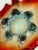 Glass 1960s Mid-Century Italian Murano Sommerso Art Glass Splash Bowl Centerpiece For Sale - Image 7 of 11