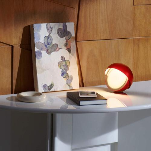 Metal Palpebra Aluminum Table Lamp by Ico Parisi for Cassina For Sale - Image 7 of 14