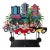 1st of 60 Art Deco Limited Edition “South Beach Kool” Metal Kinetic Sculpture by Fredrick Prescott For Sale