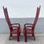 Late 20th Century Postmodern Boho Rattan High Back Dining Chairs - Set of 6 For Sale - Image 5 of 12
