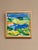 Original Swedish Oil on Canvas – "Composition" by Inge Blomqvist – Signed verso (a tergo) – Vintage & Framed – 23.5 × 23.5...