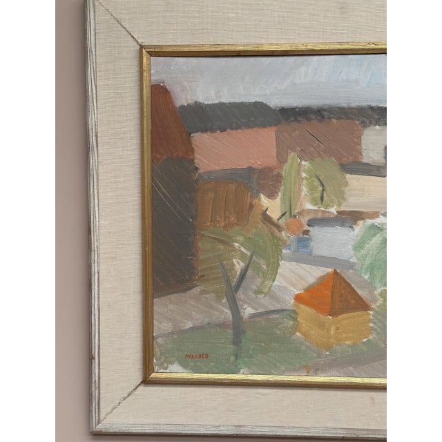 Sven‑erik Markhed, Utsikt Norra Vallgatan, Malmö, 1950s, Oil on Canvas, Framed For Sale - Image 17 of 18
