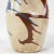 Vintage Handcrafted Pottery Vase With Abstract Glaze Design and Flared Rim For Sale - Image 9 of 14