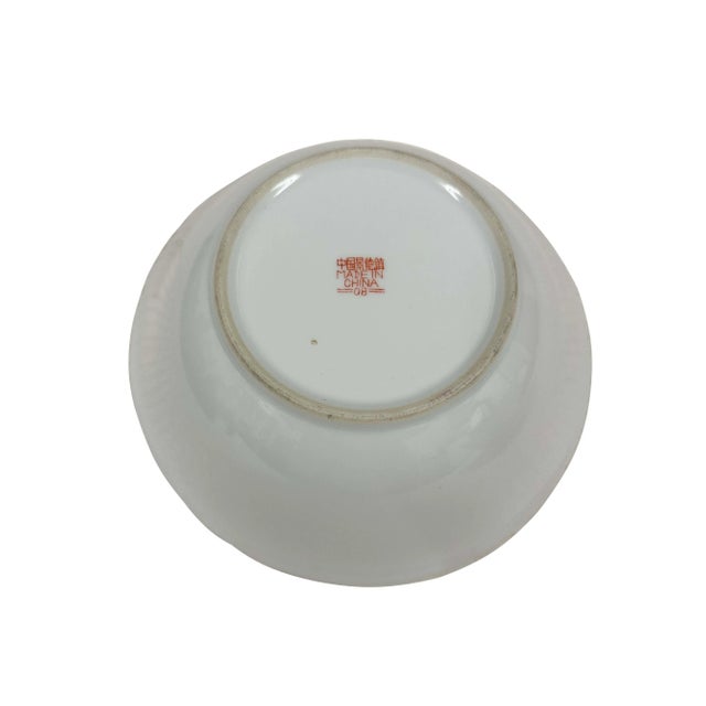 Mid 20th-Century Chinese Famille Rose Porcelain Bowl For Sale - Image 11 of 12
