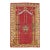 Galerie Shabab Collection Early 20th Century Turkish Ghiordes Throw Rug For Sale