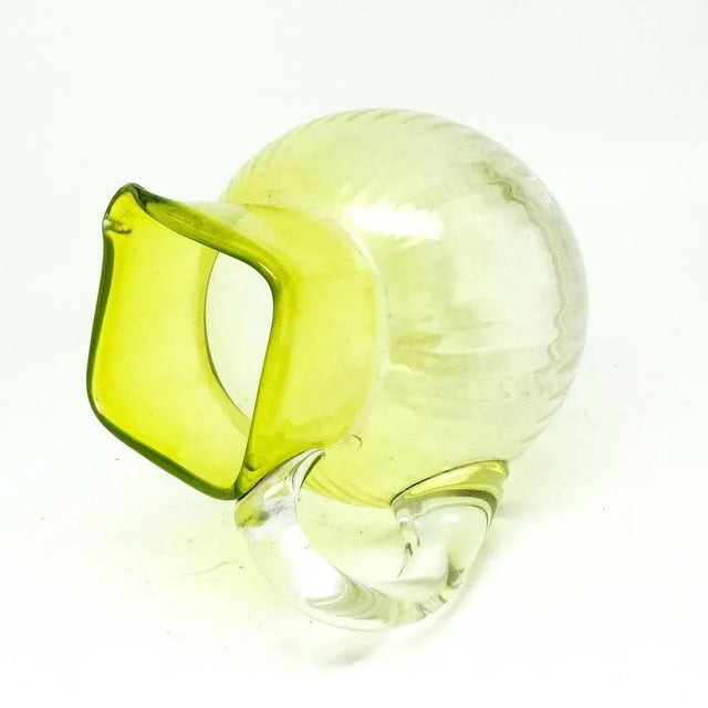 Art Nouveau Jug from Cramberry Glass, United Kingdom, Early 1900s For Sale - Image 9 of 11