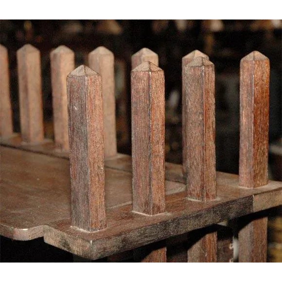 Brown Antique Clerks Writing Desk For Sale - Image 8 of 8