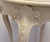 Wood Louis XV Revival White Round Table, 1870s For Sale - Image 7 of 8