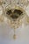 2020s Venetian Transparent and Gold Murano Glass Chandelier With Flowers and Leaves For Sale - Image 5 of 9