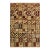 Boho Chic Gabbeh Brown/Green Wool Rug - 3'11'' X 5'7'' For Sale