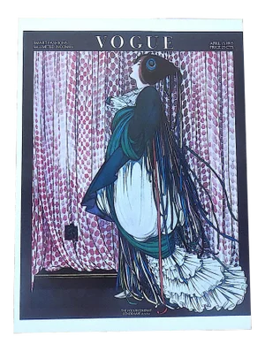 Vintage Poster Lithograph - Vogue - 11" X 15"