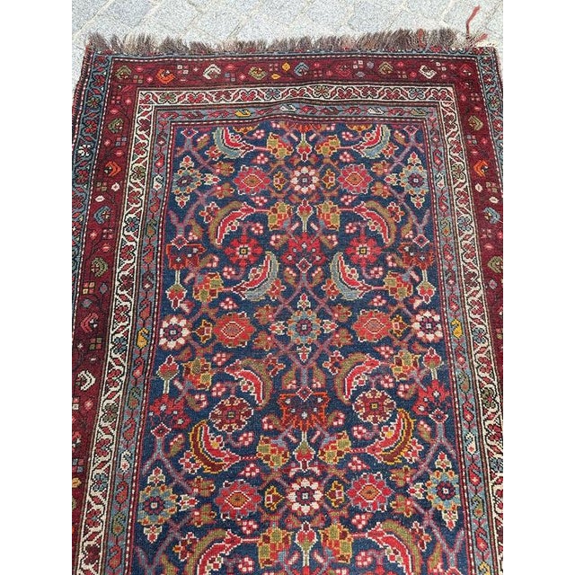 Antique Long Kurdish Runner Rug, 1800s For Sale - Image 4 of 18