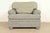 Ethan Allen Modern Upholstered Oversized Lounge Chair With Ottoman For Sale In South Bend - Image 6 of 15
