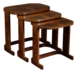 Art Deco Nesting Tables from De Coene, 1930s, Set of 3