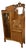 Victorian Carved Oak Wood Side by Side Secretary Desk & Bookcase, Antique For Sale