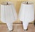 Pair of Vintage White Ceramic Urn Form Table Lamps With Gold Bases and Pleated Shades For Sale - Image 4 of 18