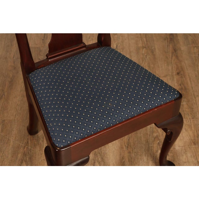 Brown Stickley Colonial Williamsburg Set of Six Mahogany Dining Chairs For Sale - Image 8 of 18