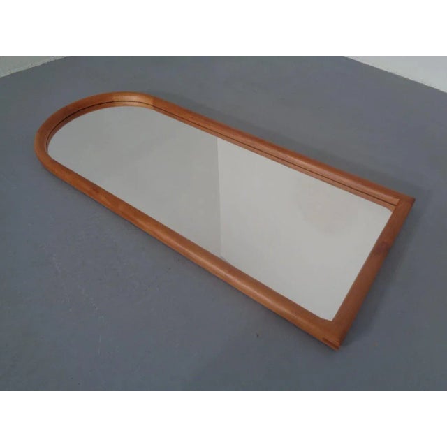 Large Cathedral Teak Mirror by Kai Kristiansen for Vildbjerg Møbelfabrik, 1960s For Sale - Image 13 of 18