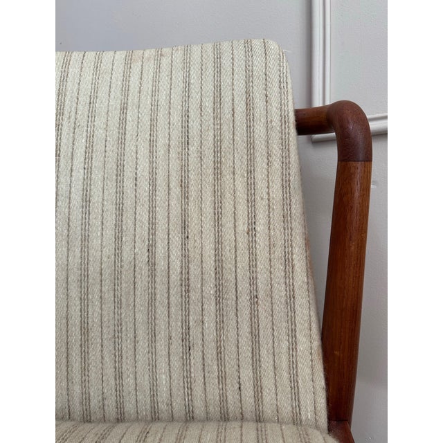 Wood Pair of Danish Modern Lounge Chairs Attributed to Hans Olsen, Denmark, Circa 1960s For Sale - Image 7 of 7
