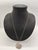Art Deco necklace with amulet, floral hearts and grapes, 800 silver, from the 1920s. Besides the 800 mark, there is...