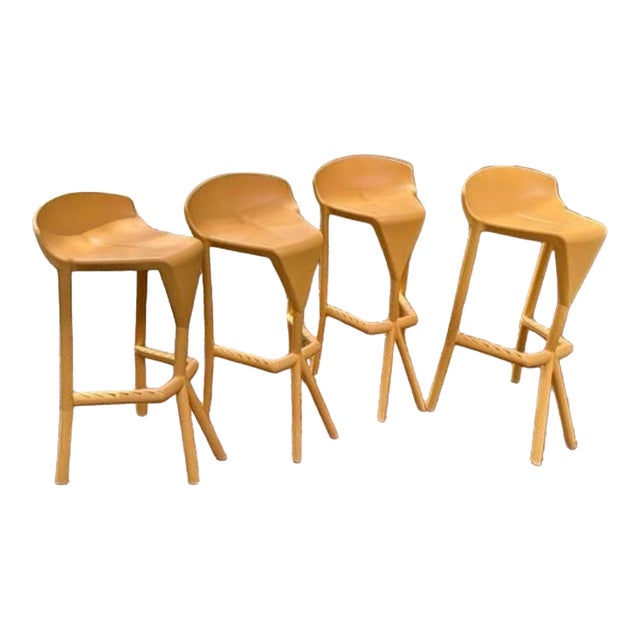 1970s Elevate Your Space With the Miura Barstool Set, a Masterpiece of Modern Nordic Design. For Sale