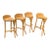 1970s Elevate Your Space With the Miura Barstool Set, a Masterpiece of Modern Nordic Design. For Sale