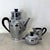 Silver Vintage Chrome Coffee Set from Baumlin, 1950s, Set of 3 For Sale - Image 8 of 8