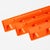 Ds Nos Vintage Wall Hooks Rail Coat Hanger Orange Space Age Plastic GDR 1970s 1980s For Sale - Image 11 of 12