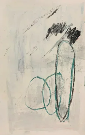 "After" Abstract Contemporary Mixed Media Painting by Brian Jerome
