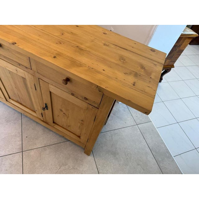 Antique Apothecary Shop Cabinet in Softwood For Sale - Image 6 of 11